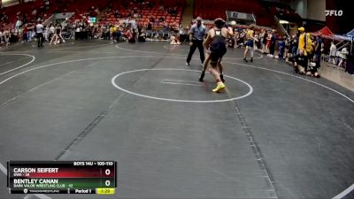 105-110 lbs Round 2 - Carson Seifert, DWA vs Bentley Canan, Dark Valor Wrestling Club