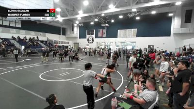 120 lbs Cons. Semi - Jennifer Flores, Orange Lutheran High School vs Eliana Salazar, Santa Ana