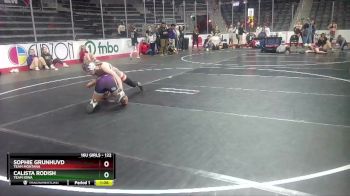 122 lbs Champ. Round 2 - Sophie Grunhuvd, Team Montana vs Calista Rodish, Team Iowa