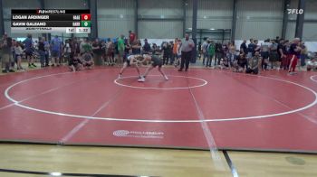 100 lbs Semifinal - Logan Ardinger, Hagerstown vs Gavin Galeano, Harrisburg