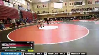 160 lbs Cons. Semi - Anton Chacon, South Salem vs William Musser, Century