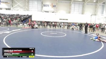 66-68 lbs Round 1 - Angelique Santiago, Club Not Listed vs Kendall Brahney, Brawlers Elite