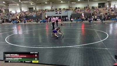 60 lbs Cons. Round 3 - Thomas Sudduth, Wave Wrestling Club vs Luke Mitchell, Fairview Jackets Youth Wrestling