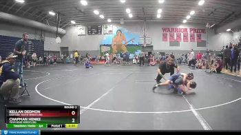 44/47 Round 2 - Kellan Dedmon, Eastside Youth Wrestling vs Chapman Henke, Team Bear Wrestling
