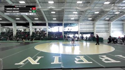 145 lbs Cons. Semi - Abigail Miller, Tiffin University vs Hailey Budney, Trine