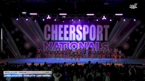 Cheer Athletics - Charlotte - Lady Prodigy [2026 L4 - U18 - Medium Day 1] 2026 CHEERSPORT National All Star Cheerleading Championship