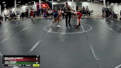 92 lbs Round 1 (4 Team) - Benjamin Kamertz, Red Devil WC vs Cam Craigie, Virginia Patriots