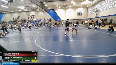 73 lbs Cons. Semi - Kelsyn Whiting, Uintah Wrestling vs Andrew Sandness, Ravage