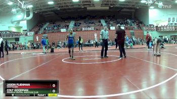 106 lbs Champ. Round 2 - Colt Goodman, Franklin Central Wrestling Club vs Jaxon Fliehman, Unattached