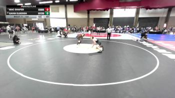 157 lbs Champ. Round 1 - Mac Shafer, Fort Worth Benbrook vs Gavin Elbersh, Boys Ranch