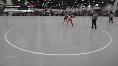 115 lbs Champ. Rd Of 64 - Elizabeth Menke, 308 Wrestling Academy vs Olivia Gardner, Leavenworth Takedown Club