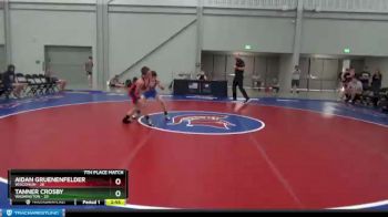 100 lbs Placement Matches (8 Team) - Aidan Gruenenfelder, Wisconsin vs Tanner Crosby, Washington