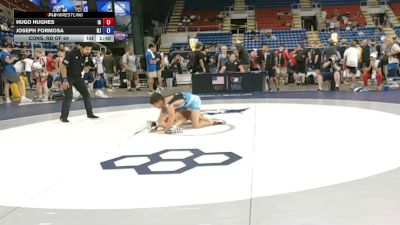 126 lbs Cons. Rd Of 64 - Hugo Hughes, Iowa vs Joseph Formosa, New Jersey