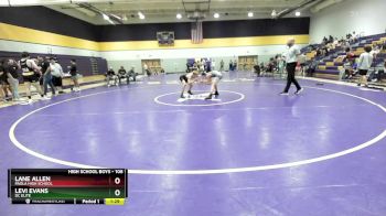 106 lbs Cons. Round 3 - Lane Allen, Paola High School vs Levi Evans, DC Elite