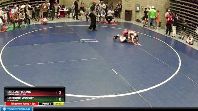 64 lbs Cons. Round 2 - Hendrix Wright, Gold Rush vs Declan Young, Uintah Wrestling