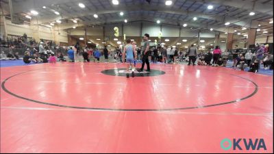 73-76 lbs Quarterfinal - James Boykin, Cowboy Wrestling Club vs Kenneth Henry, Powerhouse Blue