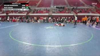144 lbs Round 1 (16 Team) - Riley Duhon, Arlington Martin vs William Rasmussen, Austin Lake Travis