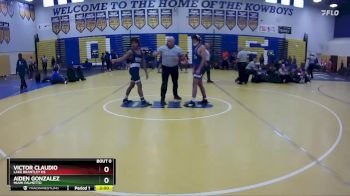 132 Blue Cons. Semi - Victor Claudio, Lake Brantley Hs vs Aiden Gonzalez, Miami Palmetto