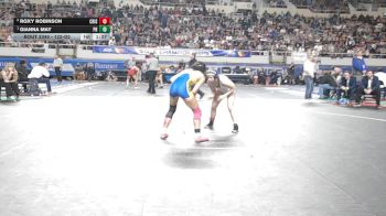 122-D2 1st Place Match - Gianna May, Prescott High School vs Roxy Robinson, Crismon