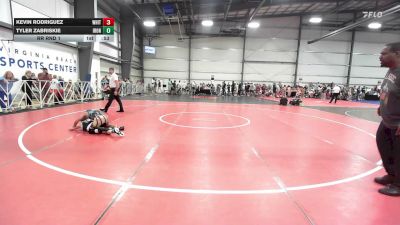 95 lbs Rr Rnd 1 - Kevin Rodriguez, Whitted Trained National Dual Team - MS vs Tyler Zabriskie, Iron Horse Black - MS