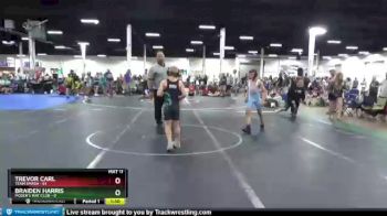 92 lbs Round 4 (8 Team) - Trevor Carl, Team Smash vs Braiden Harris, Moser`s Mat Club