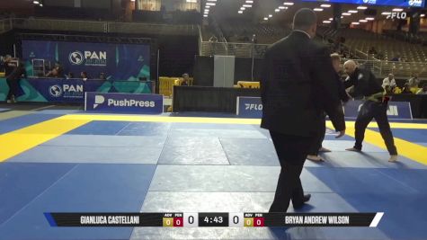 Bryan Andrew Wilson vs Gianluca Castellani 2025 Pan Jiu Jitsu IBJJF Championship
