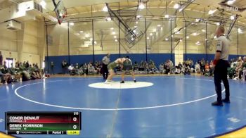 215 lbs Placement (16 Team) - Conor Denaut, Monrovia vs Derek Morrison, Wawasee