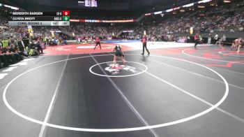 Cons. Round 3 - Clysta Brott, Ansley-Litchfield vs Meredith Bargen, Lakeview