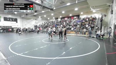 126 lbs Champ. Round 2 - Carlos De Santiago Sanchez, Laguna Hills vs Ian Encarnacion, Costa Mesa