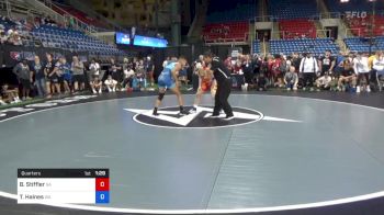 138 lbs Quarters - Blue Stiffler, Georgia vs Tre Haines, Washington