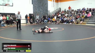 80 lbs Round 1 - Weston Drahos, Wrath vs Braxton Brink, DC Elite