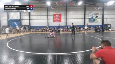 100 lbs Braylen Stewart, Ohio Scarlet vs Geno Carpino, Pennsylvania Red