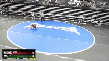 101 lbs Quarterfinal - Hinckley Bess, Woods Cross vs Elo Luu, Weber