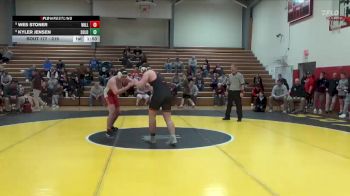 215 lbs Cons. Semi - Wes Stoner, Williamsburg vs Kyler Jensen, Solon