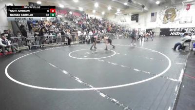 126 lbs Semifinal - Nathan Carrillo, St. John Bosco vs Gary Johnson, Palm Desert