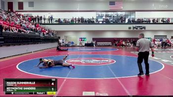 132 lbs Round 1 (16 Team) - Keymontae Sanders, Dublin vs Mason Summerville, Temple