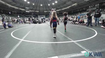 46 lbs Quarterfinal - Zayden Lewis, Team Nomad vs Roland Beisel, TTWC Blue