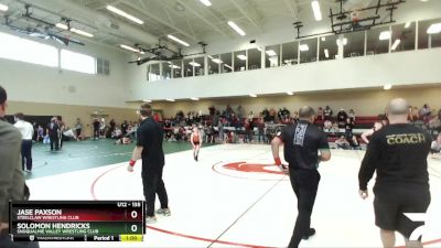 135 lbs Quarterfinal - Jase Paxson, Steelclaw Wrestling Club vs Solomon Hendricks, Snoqualmie Valley Wrestling Club