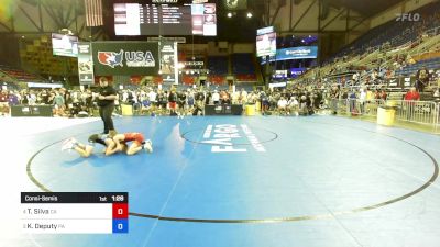 88 lbs Consolation - Thales Silva, CA vs Kooper Deputy, PA