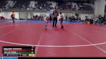 102 lbs Finals (8 Team) - Declan Cross, LSH (LeSueur/Henderson) vs Benjamin Anderson, Becker