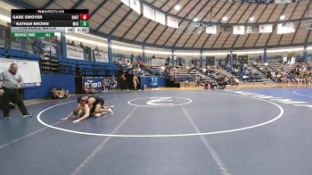 157 lbs 7th Place Match - Nathan Brown, Murray State vs Gabe Swoyer, Barton