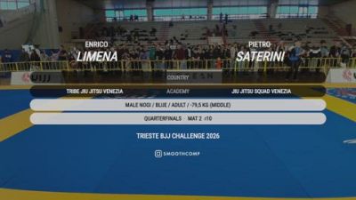 Enrico Limena vs Pietro Saterini 2026 UIJJ TRIESTE BJJ CHALLENGE