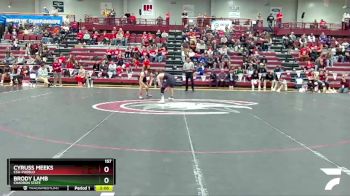 157 lbs Quarterfinal - Brody Lamb, Chadron State vs Cyruss Meeks, CSU-Pueblo