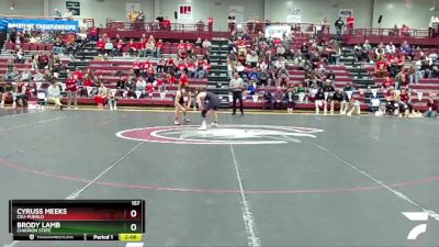 157 lbs Quarterfinal - Brody Lamb, Chadron State vs Cyruss Meeks, CSU-Pueblo