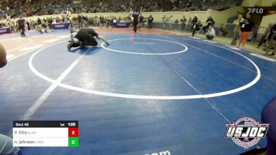 83 lbs Quarterfinal - Payton Ellis, Blanchard Wrestling Club vs Noah Johnson, Lil Dons Wrestlling Club