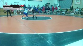 132 lbs Round 5 (6 Team) - Wyatt Whittaker, Basehor-Linwood HS vs Gauge Fritz, Gypsum-Southeast Of Saline HS