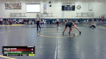 135 lbs Semifinal - Bianca Ballesteros, Aloha vs Kallee Kester, St Helens