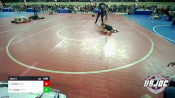 67 lbs Quarterfinal - Isaac Costa, Wamego Wrestling Club vs Knox Lopez, Team Tulsa Wrestling Club