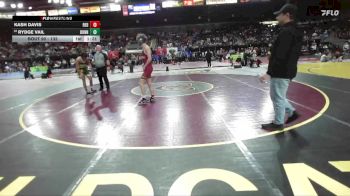 132 lbs Champ. Round 1 - Kash Davis, Redmond vs Rydge Vail, Bonneville