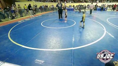 40 lbs Consi Of 16 #2 - Keller Goodson, Cashion Youth Wrestling vs Jose Sanchez, Borger Youth Wrestling